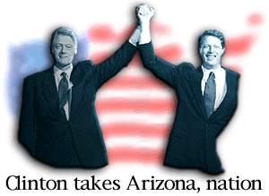 {Clinton takes Arizona, nation}