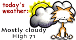 THE WEATHER IS...