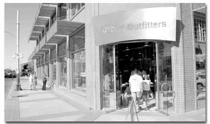 Urban Outfitters comes to Main Gate Square - March 27, 2000